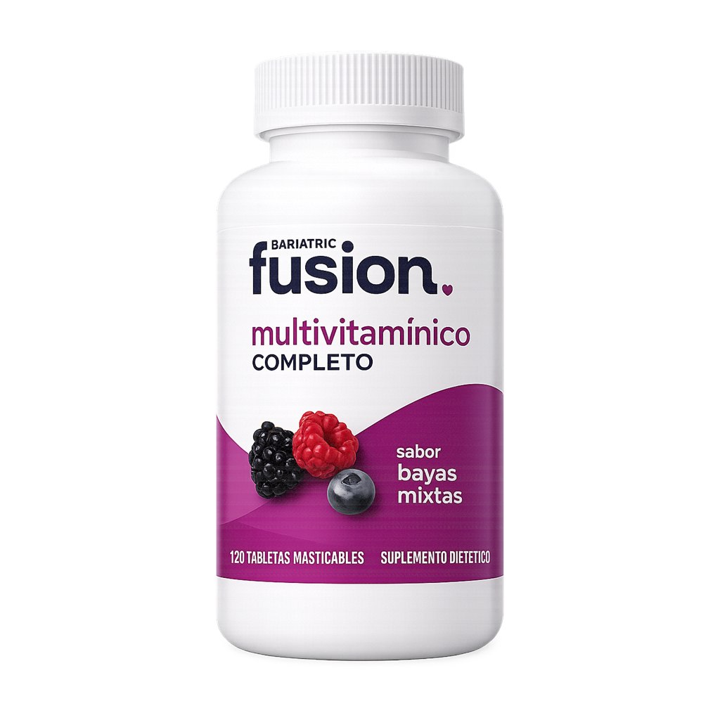 Multivitamínico Completo Bayas Mixtas — 120 tabletas — Bariatric Fusion