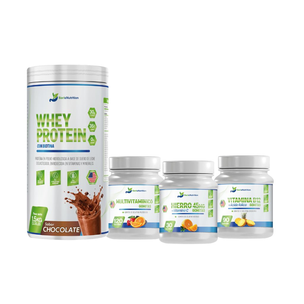 Pack Proteína en Polvo + Vitaminas