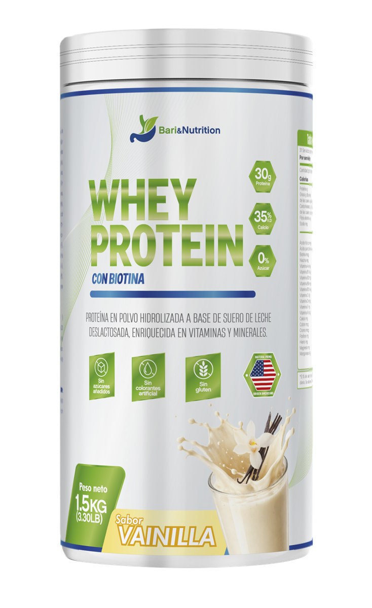 Whey Protein Vainilla 1.5kg