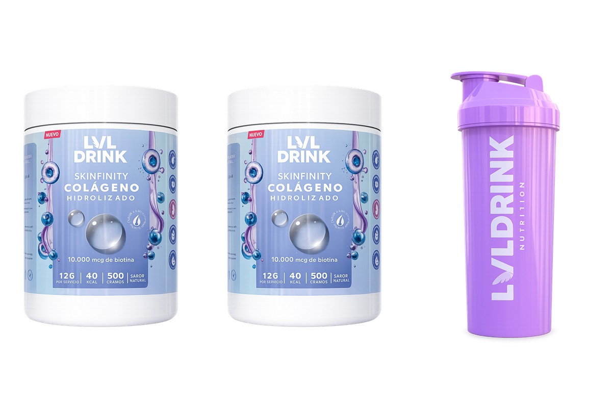 Pack doble colágeno LVL con shaker