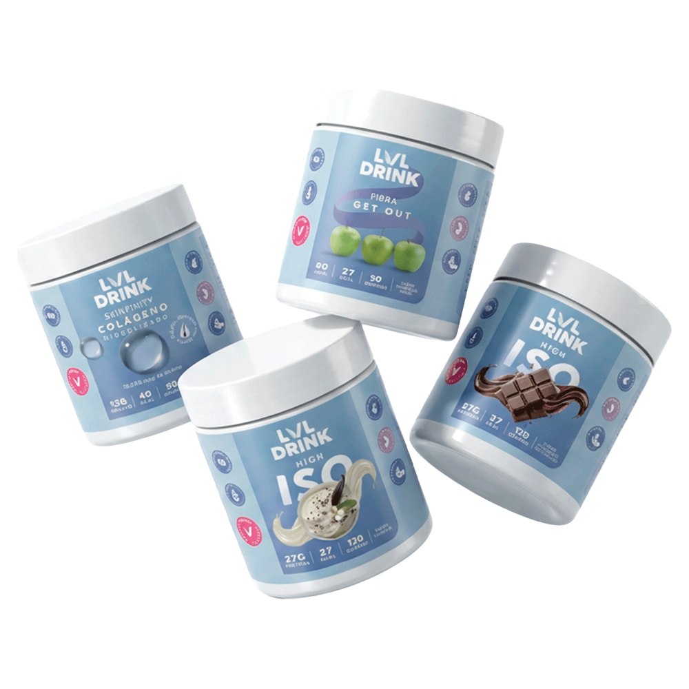 Pack mini LVL Drink con presentaciones de prueba