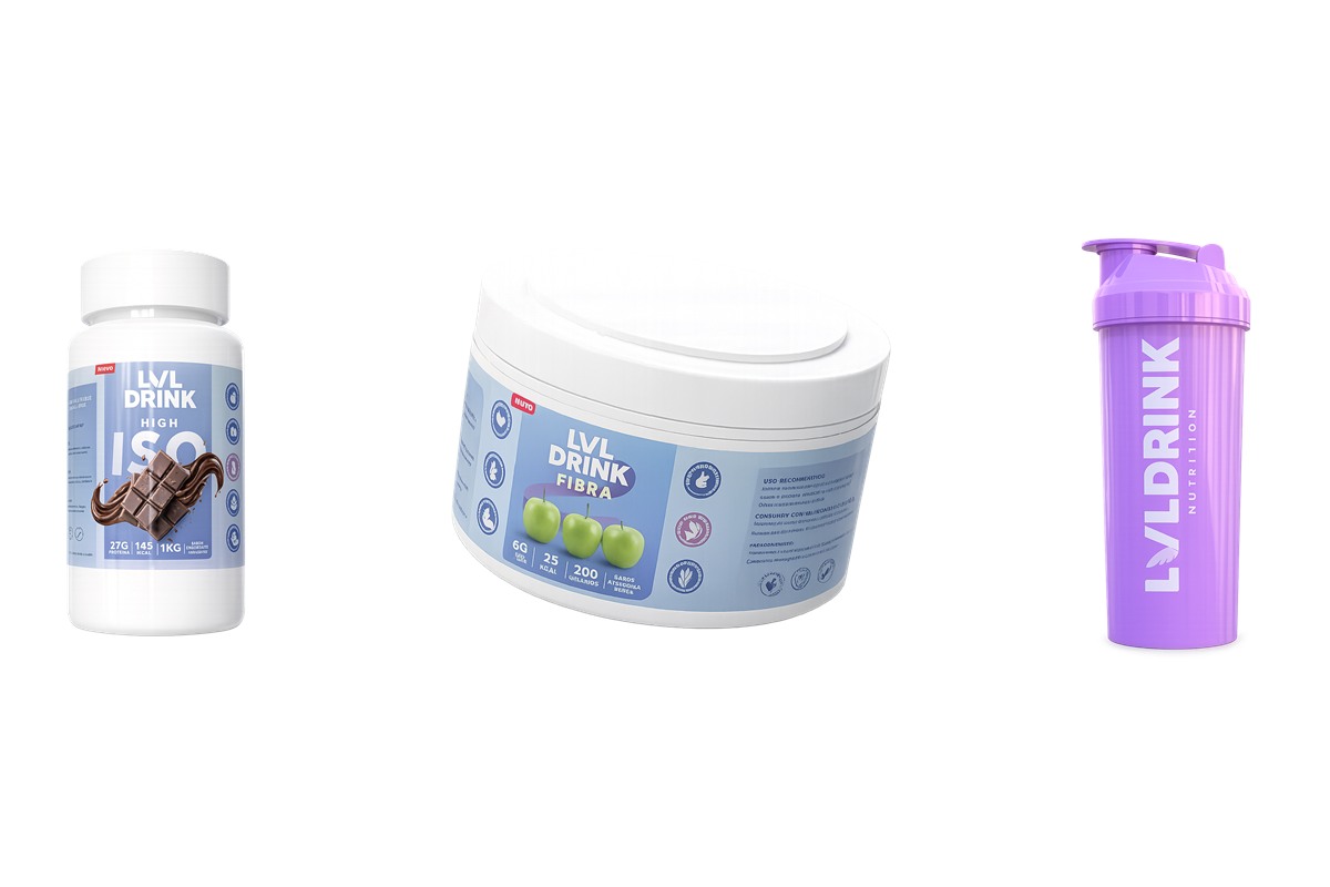 Pack proteína y fibra LVL con shaker