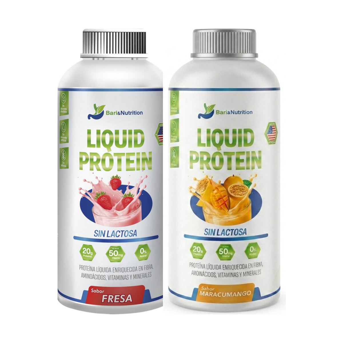 Pack x2 Proteínas Líquidas Bari&Nutrition