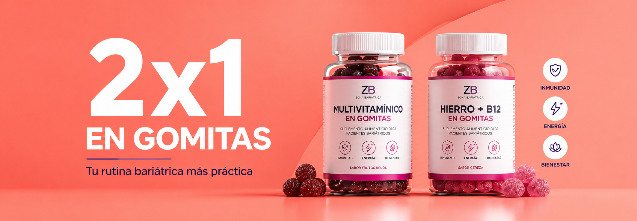 2x1 en Gomitas